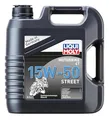 Produktbild: LIQUI MOLY Motorbike 4T 15W-50 Street | 4 L | Motorrad Synthesetechnologie Motoröl | Art.-Nr.: 1689