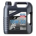 Produktbild: 1x 4L LIQUI MOLY MOTORÖL 4T 15W-50 STREET passend für JASO MA2 API SP