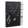 Produktbild: Notenmappe für Notenblätter beim Spielen A4 Größe Papier Dokumente Halter Auf...