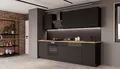 Produktbild: Küchen-Preisbombe Küchenzeile SIENA BASIC 280 cm Küchenblock Küche Einbauküche Schwarz matt