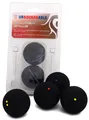 Produktbild: UNSQUASHABLE Squashball, schwarz, extra langsam, 2er Blister