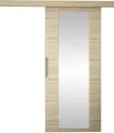 Produktbild: MIRJAN24 Schwebetür Rubi IV, Stilvoll Zimmertür, Praktisch Wohnzimmer Tür vom Hersteller (Farbe: Sonoma Eiche + Spiegel)