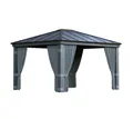 Produktbild: Vorhänge Sichtschutz Pavillonzubehör für Dallas 4300 Pavillon PalramCanopia grau