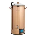Produktbild: Klarstein Bierbrauset zum Selber Brauen, Edelstahl , 50L Bierbrauanlage, XXL Maischekessel Brewing Kit für Anfänger, 9 Programme, Auto-Modus, 3000W Bier Kessel, Braukessel 50 L