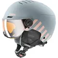 Produktbild: UVEX uvex rocket jr visor RHINO - BLUSH MATT RHINO - BLUSH MATT 54 - Grau