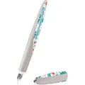 Produktbild: Herlitz Füller my.pen style, Ladylike, Feder M, Links- und Rechtshänder, Kunststoff, florales Muster