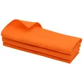 Produktbild: Daloual 3X Geschirrtuch/Küchentuch/Putztuch/Poliertuch aus 100% Baumwolle orange