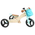 Produktbild: Kleiner Fuß - Holzdreirad und Balance Bike 2in1 Türkis