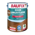 Produktbild: BAUFIX Dekor Langzeitlasur nussbaum, seidenglänzend, 5 Liter, Holzlasur, Holzschutzlasur für außen und innen, für viele Nadel-/Harthölzer