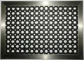 Produktbild: Fussmatte Ringgummi mit Edelstahl-Rahmen 70x50cm (Fußabtreter Fußmatten Matte)