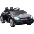 Produktbild: Aiyaplay Mercedes Slc 300 Kinder Elektroauto 12v Kinderauto Mit 2,4 G Fernbedienung, 2 Motor, Kinderfahrzeug Mit Led-scheinwerfern Hupe Musik Sicherheitsgurt Elektrofahrzeug Für Kinder Ab 3 Schwarz