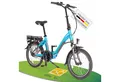 Produktbild: aktivelo Faltrad E-Bike Klapprad, 20 Zoll bis 25 km/h, Fahrrad für Damen und Herren, 7 Gang, Nabenschaltung, bis zu 80 Kilometer, Klapprad mit Felgenbremse & Rollenbremse