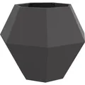 Produktbild: vidaXL Pflanzkübel Schwarz 100 x 100 x 80 cm Stahl - Schwarz