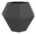 Produktbild: vidaXL Blumentopf Pflanzkübel Schwarz 100 x 100 x 80 cm Stahl (1 St)