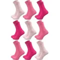 Produktbild: GAWILO Diabetikersocken für Damen - Ohne Gummibund - Ohne drückende Naht - Extra weit (9 Paar) Venensocke mit hohem Anteil Baumwolle sorgt für angenehmes Fußklima rosa 35-38
