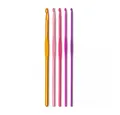 Produktbild: Prym Häkelnadeln - Häkelnadel-Set ALU COLOUR (Stärken 2,5-5,0 mm), 5 St.