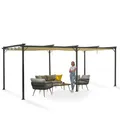 Produktbild: Grindi - Pavillon Garten - Terrassendach - Sonnensegel - Irda IV, 3x6 m - wasserdichtes & stabiles Sonnenschutz für Terrasse und Freistehender - Gartenpavillon - Terrassendach - Markise