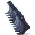 Produktbild: Cotton Prime® Socken Baumwollsocken - Back to Basic (10-Paar) in angenehmer Baumwollqualität blau 35-38