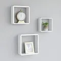 Produktbild: vidaXL Würfelregale 3 Stk. Weiß MDF