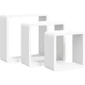 Produktbild: vidaXL Würfelregale 3 Stk Weiß MDF 323952