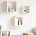 Produktbild: Würfelregale 3 Stk. Weiß Mdf Vidaxl