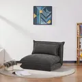 Produktbild: Schlafsessel Umeå 59x85,5x67 cm Cord Grau [en.casa]