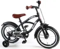 Produktbild: Volare Kinderfahrrad Black Cruiser Kinderfahrrad - 14 bzw. 18 Zoll - Schwarz - Jungen, 1 Gang, verschiedene Größen, bis 60kg, Lenkerhöhe einstellbar, Luftbereifung