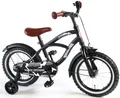 Produktbild: Kinderfahrrad Black Cruiser für Jungen 14 Zoll Kinderrad in Schwarz