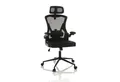 Produktbild: hjh OFFICE Drehstuhl Profi Bürostuhl Arigano Stoff / Netzstoff (1 St), Ergonomischer Chefsessel, Schreibtischstuhl höhenverstellbar