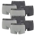 Produktbild: PUMA 8 er Pack Short Boxer Boxershorts Men Pant Unterwäsche kurz 100000884, Farbe:008 - Dark Grey Melange/Black, Bekleidungsgröße:L