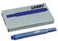 Produktbild: LAMY Großraum-Tintenpatronen T10 blau im Blister 5 Patronen