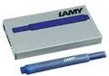 Produktbild: 5 LAMY Großraum-Tintenpatronen T10, blau löschbar