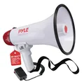Produktbild: Pyle Megaphon mit Sirene, Signalhorn – Siren Megaphone – Megafon Kinder & Erwachsene 40W, Faltbare Handsirene als Polizei Sirene, Fußball Hupe & Tröten zum Anfeuern Sport, Megaphone Laut bis zu 915m