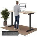 Produktbild: Ergotopia Schreibtisch Desktopia One (elektrisch höhenverstellbarer Schreibtisch) beige 180 cm