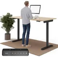 Produktbild: Ergotopia Desktopia One höhenverstellbarer Schreibtisch | elektrischer Schreibtisch höhenverstellbar | Bürotisch höhenverstellbar, Verstellbarer Tisch TÜV-geprüft, 7 Jahre Garantie 180x80 cm