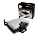 Produktbild: Roland Germany Multigrill, 2000W Elektro-Kontaktgrill, Schwarz, 340x220mm Grillplatten, 5-Stufen Temperaturregelung, für Lahmacun, Fleisch, Toast und