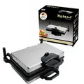 Produktbild: Roland Germany Multigrill, 2000W Elektro-Kontaktgrill, Schwarz, 340x220mm Grillplatten, 5-Stufen Temperaturregelung, für Lahmacun, Fleisch, Toast und
