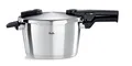 Produktbild: Fissler Vitaquick Premium/Schnellkochtopf (4,5 L, Ø 22 cm) Edelstahl-Dampfkochtopf, 2-Garstufen, Made in Germany - Induktion