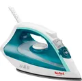 Produktbild: Tefal Dampfbügeleisen FV1710 Virtuo, 1800 Watt, 80 g/Min. Dampfstoß, 1800 W, 20 g/Min. kontinuierlicher Dampf, Antihaft-Bügelsohle, weiß/türkis