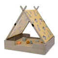 Produktbild: Muddy Buddy Sandkasten mit Zelt Dino Lover 140 x 120 x 140 cm