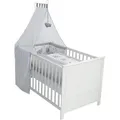 Produktbild: Roba Babybett, Weiß, Holzwerkstoff, Rechteckig, 70x140 cm, Babymöbel, Babybetten, Gitterbett