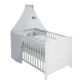 Produktbild: Roba Komplettbettset Jumbotwins 70x140cm Bettwäsche Himmel & Matratze TOP