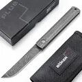 Produktbild: BÖKER PLUS® Wasabi Damast - hochwertiges Damaszener Taschenmesser japanischer Stil - EDC 110 Lagen Damast Klapp-Messer mit Titan Griff in Geschenkbox