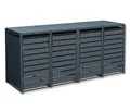 Produktbild: Tchibo - Mülltonnenbox - 264x80x116cm - anthrazit - Blech