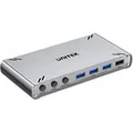 Produktbild: Unitek Przełącznik Kvm USB-C 10gbps Z HDMI Z Transferem Plików Między Systemami (D1118AGY01-EU)