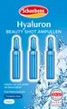 Produktbild: Hyaluron Beauty Shot, mehr Feuchtigkeit und Aufpolsterung, Ampullen mit Duo H...