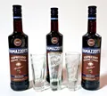 Produktbild: 3 Flaschen Ramazzotti Espresso 25% Vol. 0,7 l + 3 Ramazzotti Gläser gratis