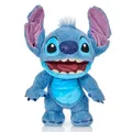 Produktbild: WOW! STUFF Disney Chatty Stitch Deluxe Puppetronic, Interaktive Animatronik Puppe mit über 50 Sounds, spricht und bewegt Sich, Größe ca. 30 cm, für Kinder und Erwachsene, Blau