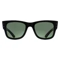 Produktbild: Ray-Ban RB0840S Mega Wayfarer 901/31 poliert schwarz grün Sonnenbrille