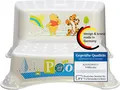 Produktbild: Perl weiß Premium zweistufiger Tritthocker Disney Winnie Puuh stabiler Hocker